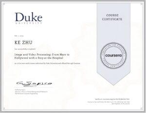 Certificate Image and Video Processing