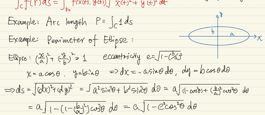 Line integrals of scalar fields, Line integral of vector fields