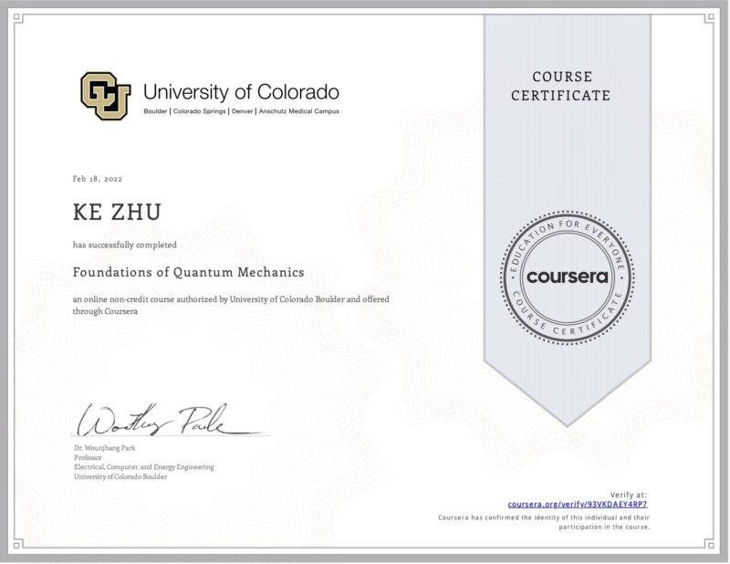 Certificate Foundations of Quantum Mechanics