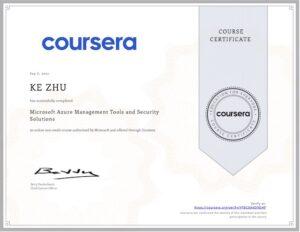 Certificate Microsoft Azure Management Tools and Security Solutions