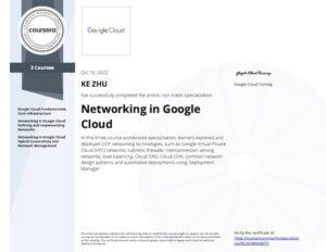 Certificate Networking in Google Cloud