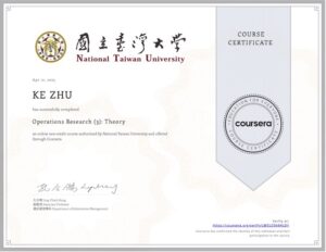 Certificate Operations Research (3): Theory